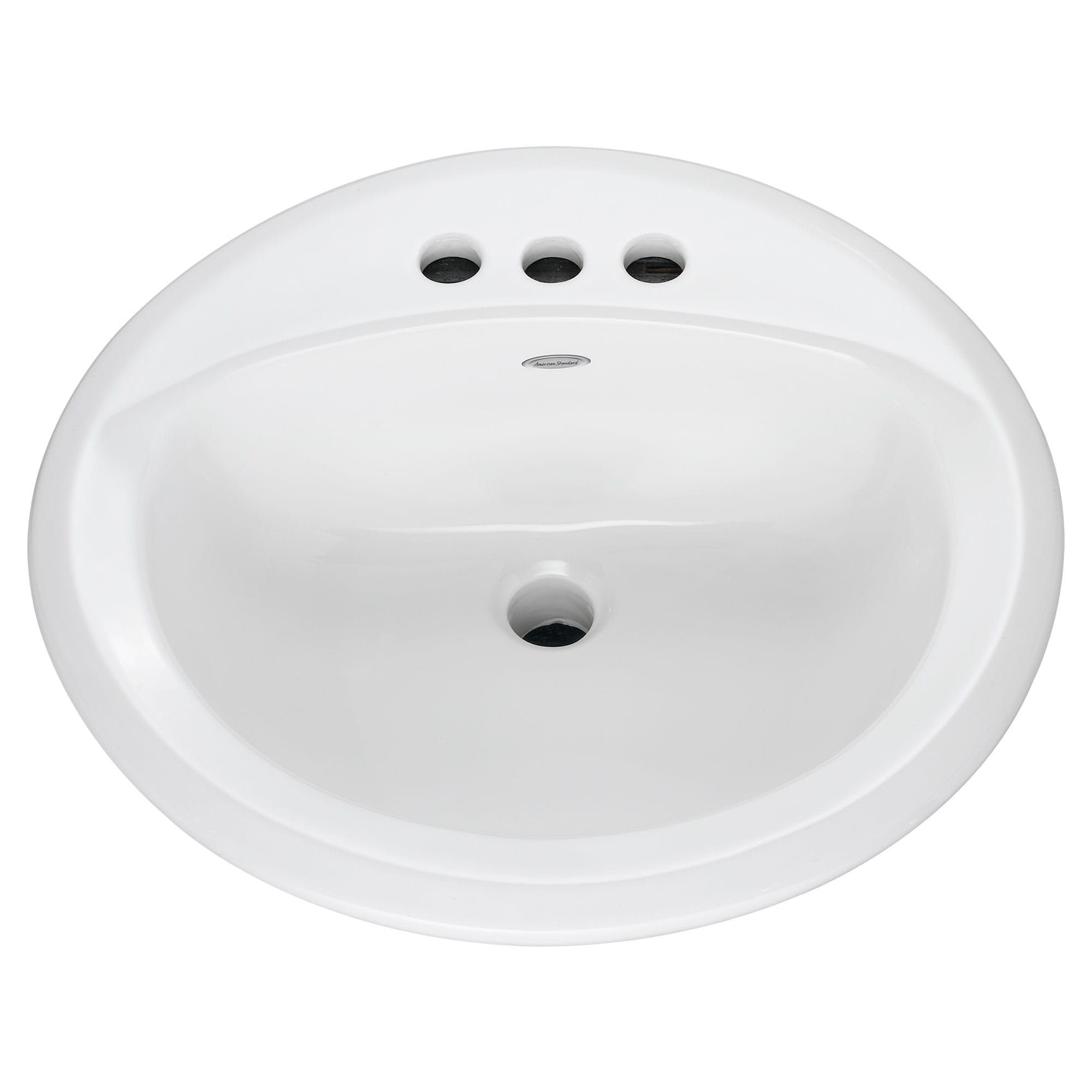 Rondalyn Drop In Sink With 4 Inch Centerset WHITE